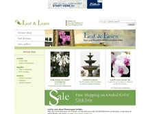 Tablet Screenshot of leafandlearn.com